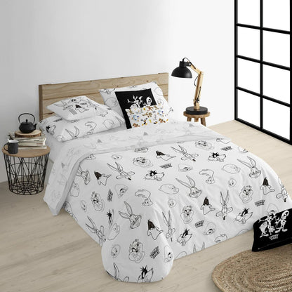 Looney Tunes Looney B&amp;W Duvet Cover 180 x 220 cm