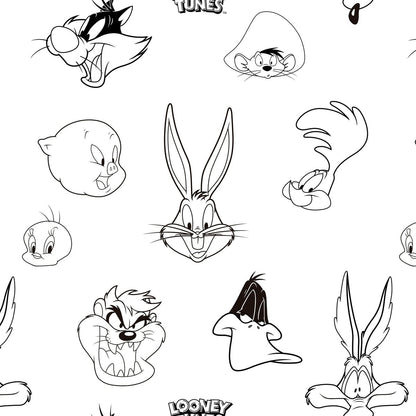 Looney Tunes Looney B&amp;W Duvet Cover 180 x 220 cm