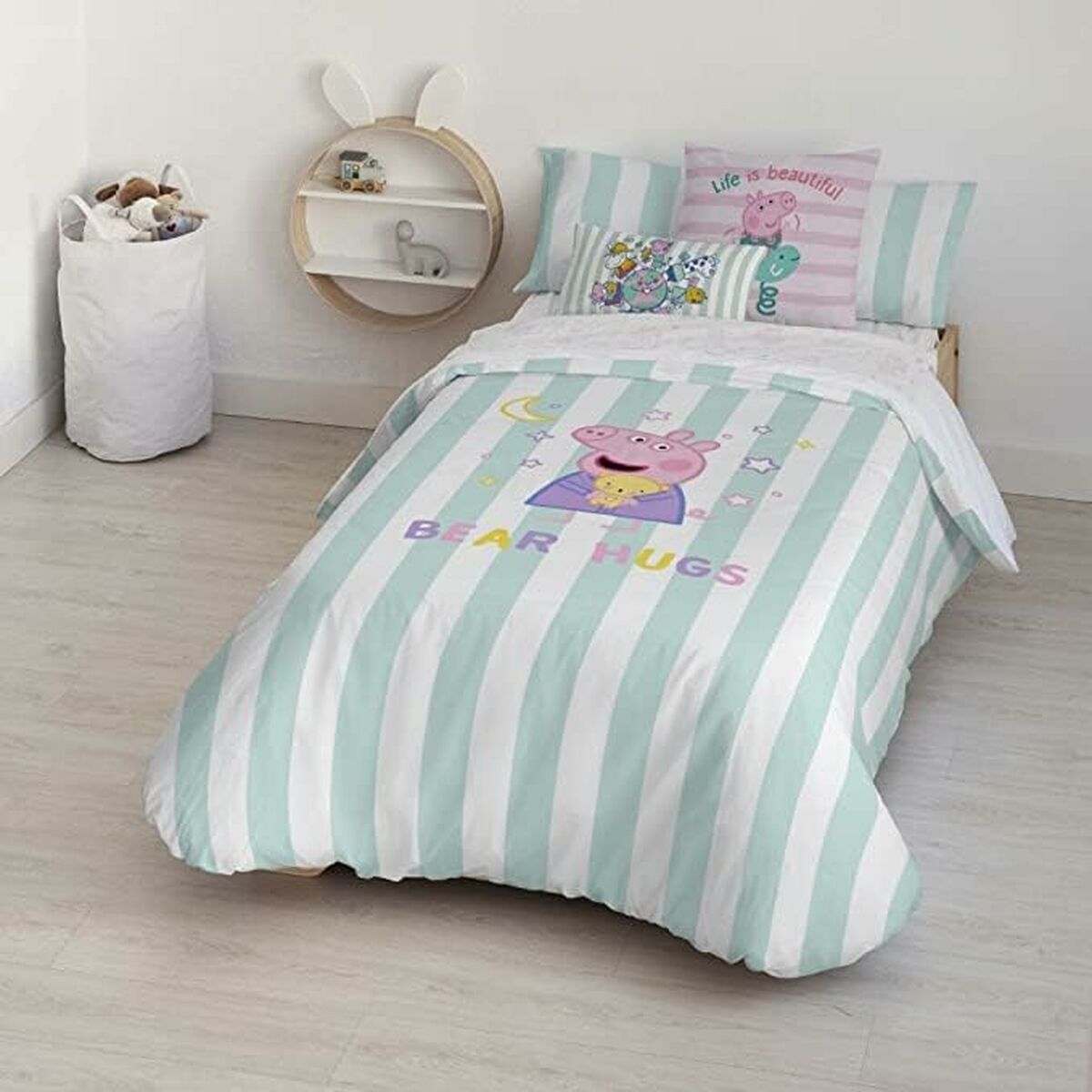 Peppa Pig Bear Hugs Duvet Cover 140 x 200 cm