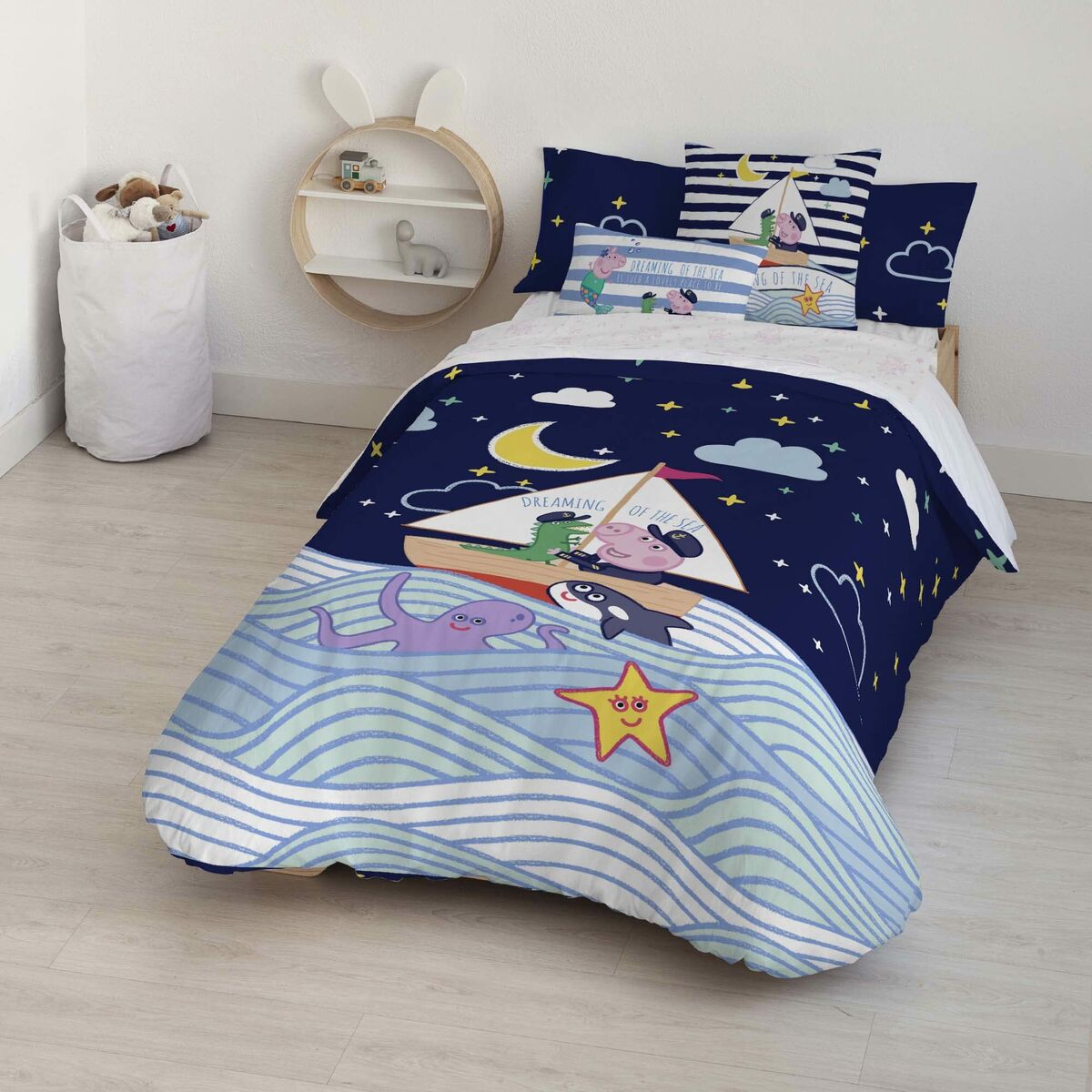 Peppa Pig Sea Duvet Cover 180 x 220 cm