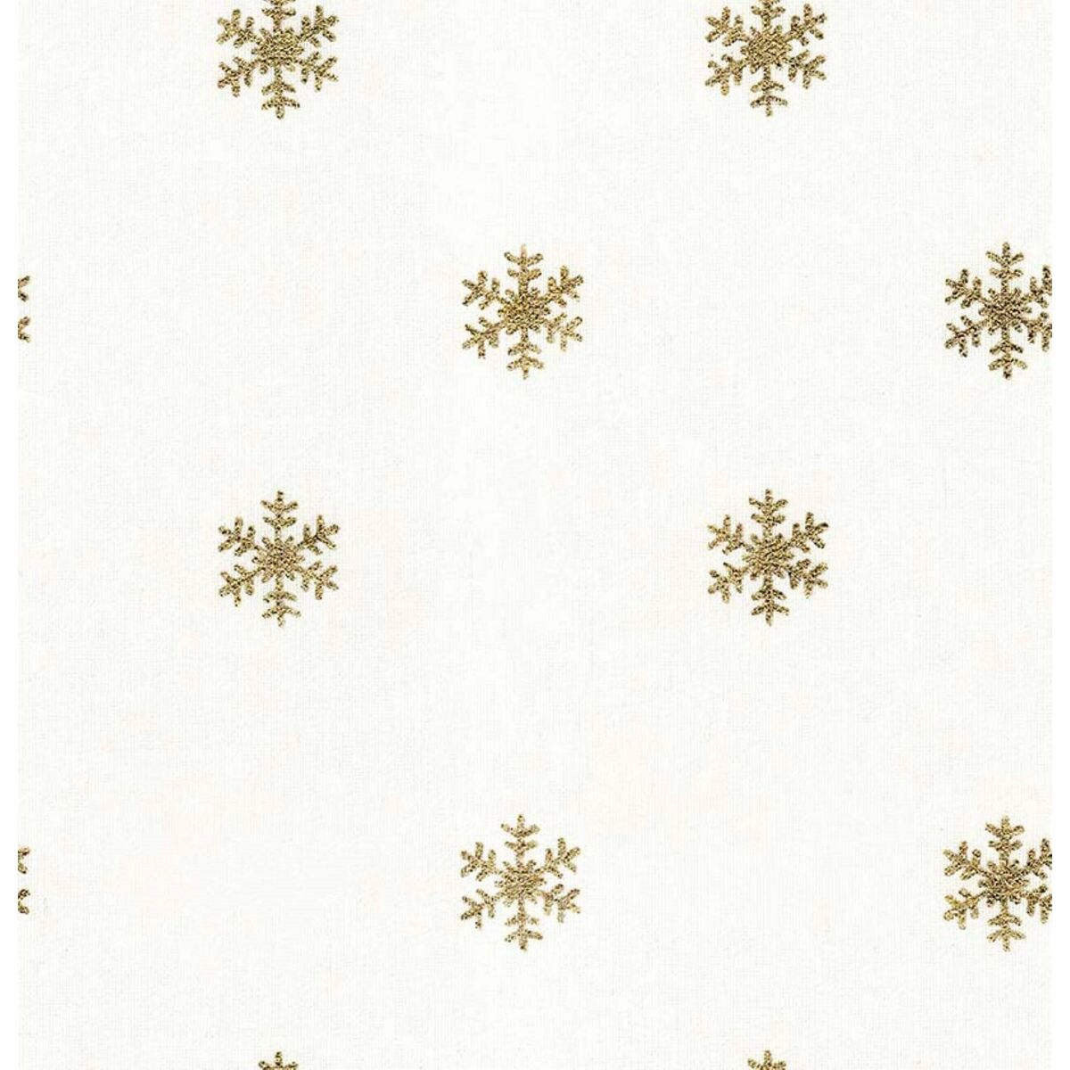 Belum Snowflakes Gold stain-resistant resin tablecloth 100 x 140 cm