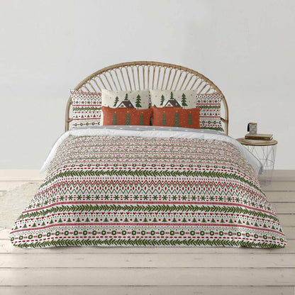 Decolored Duvet Cover Merry Christmas 16 Multicolor 220 x 220 cm