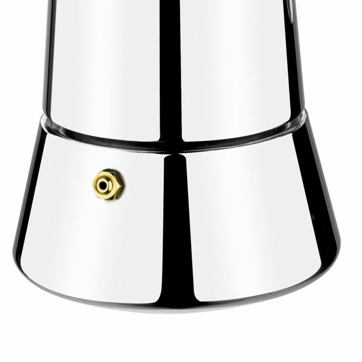 Monix M630004 Italian Coffee Maker Silver Steel 4 Cups