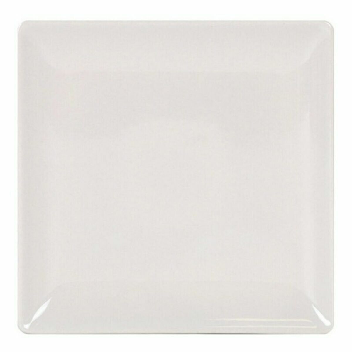 La Mediterránea Flat Plate 41678 Ivory Stoneware 24 x 24 x 2 cm (6 Units) (24 cm)