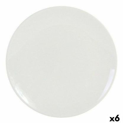 La Mediterránea GR39659 Ivory Stoneware Flat Plate (6 Units) (26 cm)