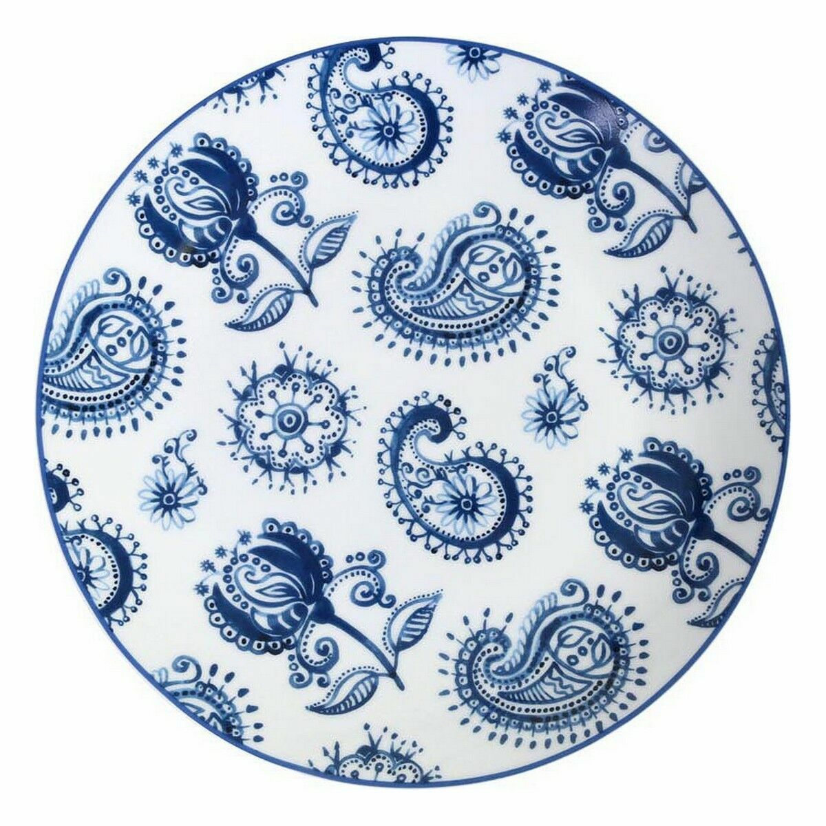 Santa Clara Porcelain Flat Plate Ø 27 cm (6 Units)