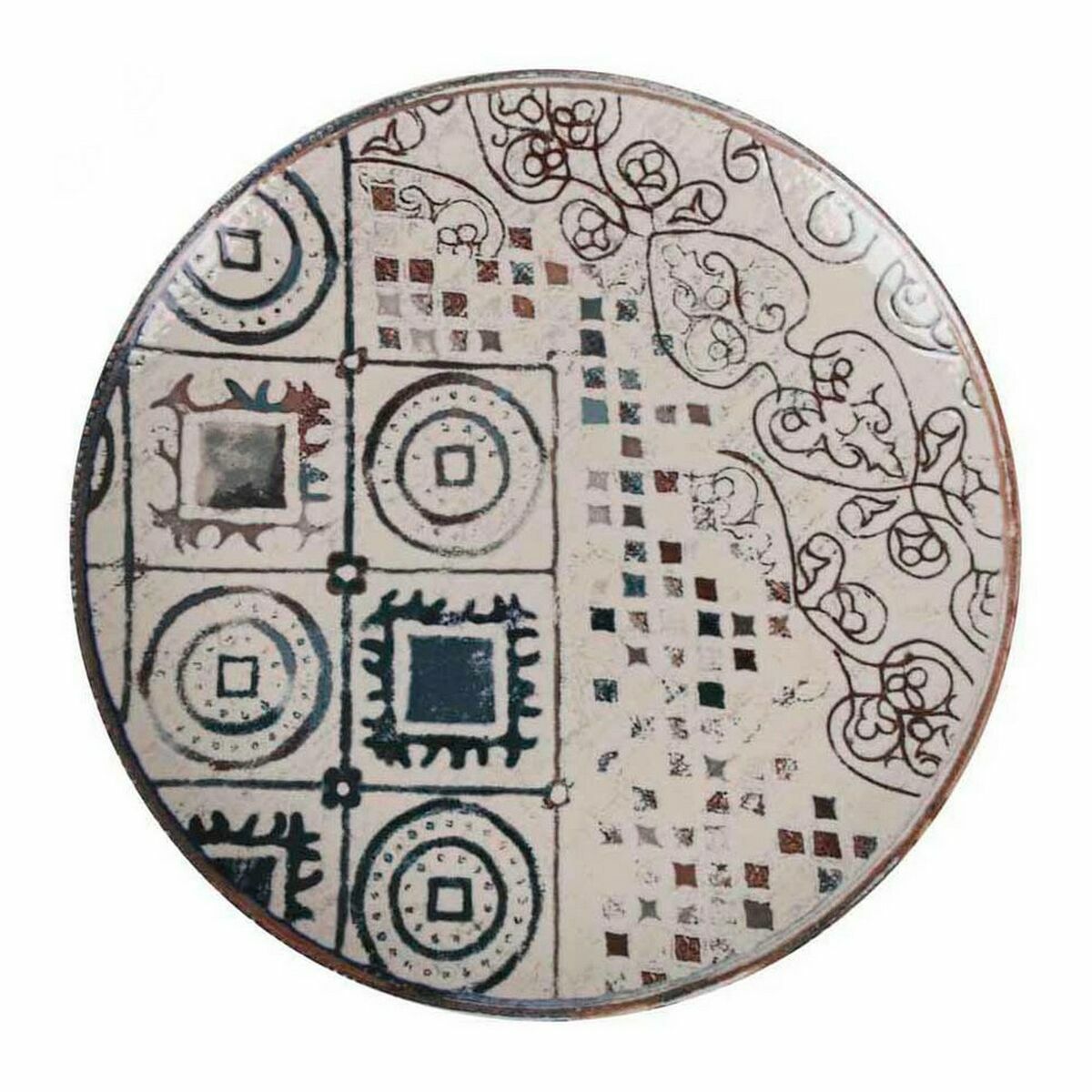 La Mediterránea Greece Porcelain Flat Plate (6 Units)