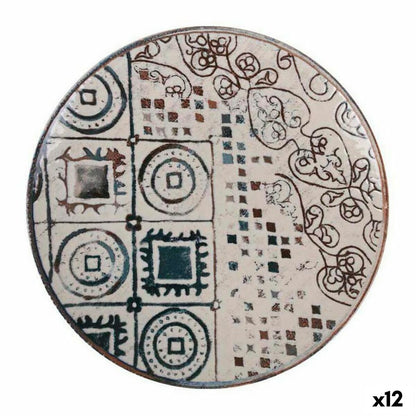 Mediterranean Greece Porcelain Dessert Plate (12 Units)