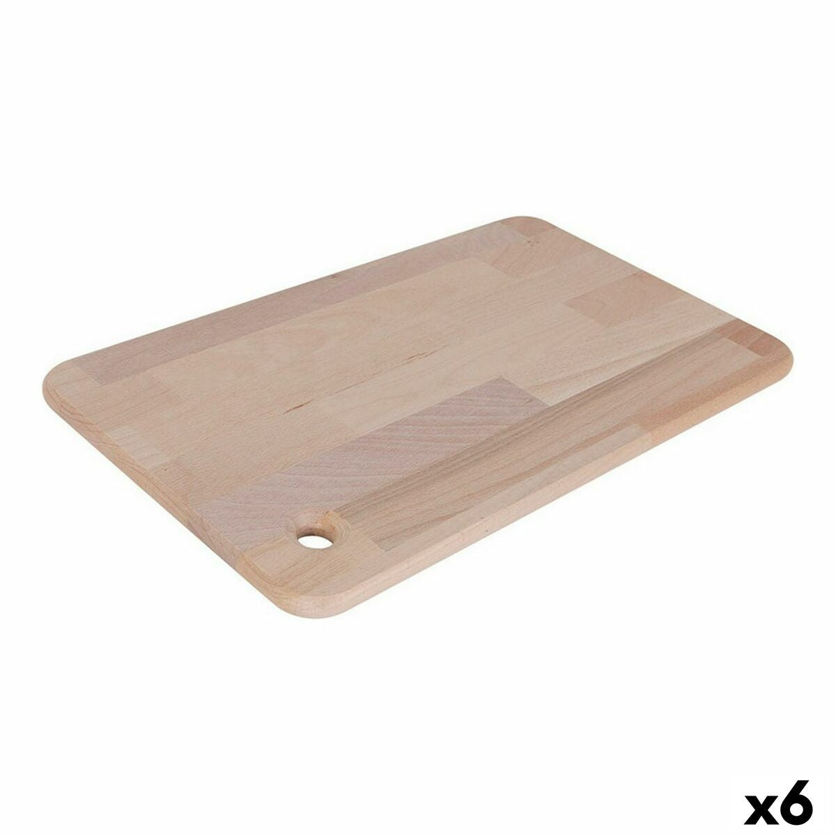 Tabla de cortar Quttin Quttin Marrón Madera 45 x 27 cm (6 Unidades)