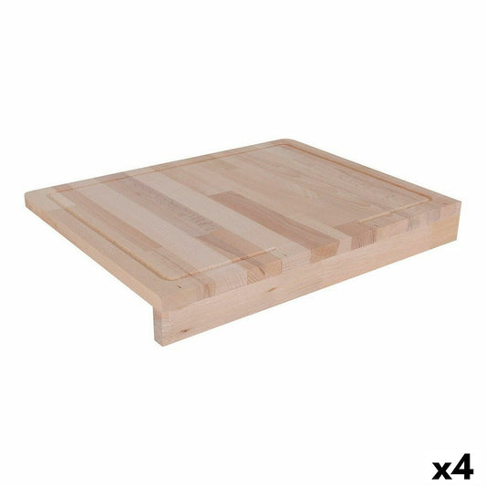 Tabla de cortar Quttin Quttin Marrón Madera 45 x 35 cm (4 Unidades)