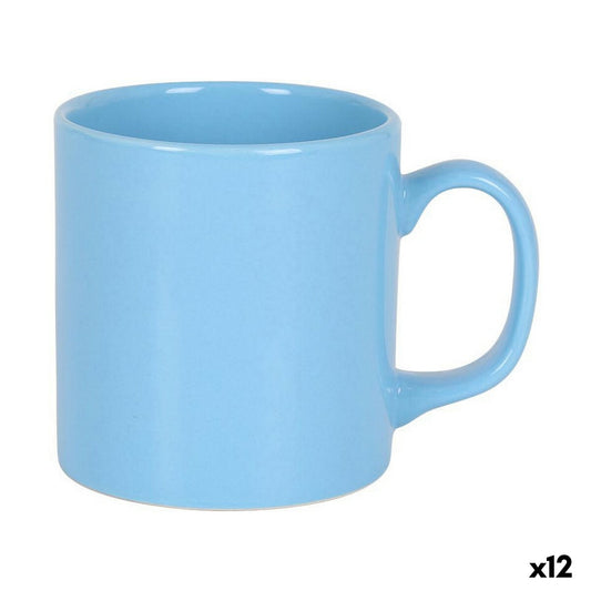 Blue Mug 300 ml Ceramic (12 Units)