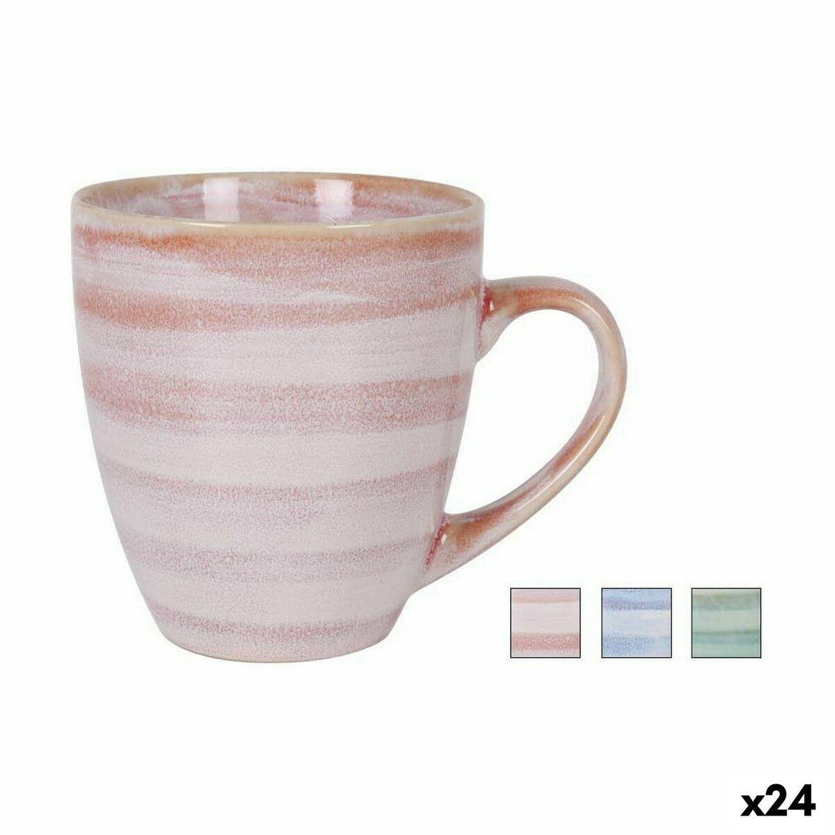 Taza Mug La Mediterránea Cocolo 450 ml (24 Unidades)