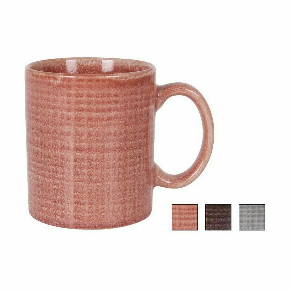 Taza La Mediterránea Reassure 380 ml Cerámica Rectangular (24 Unidades)