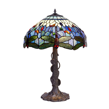 Viro Bell Table Lamp Blue Zinc 60 W 40 x 58 x 40 cm