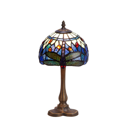 Viro Belle Epoque Table Lamp Blue Zinc 60 W 20 x 37 x 20 cm