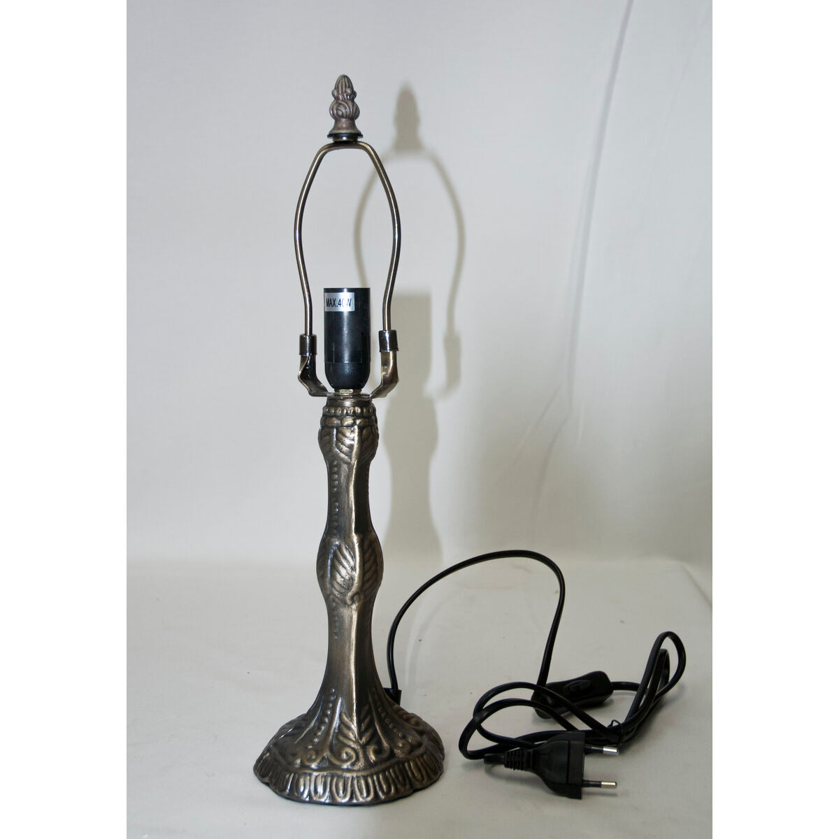 Viro Belle Epoque Table Lamp Blue Zinc 60 W 20 x 37 x 20 cm