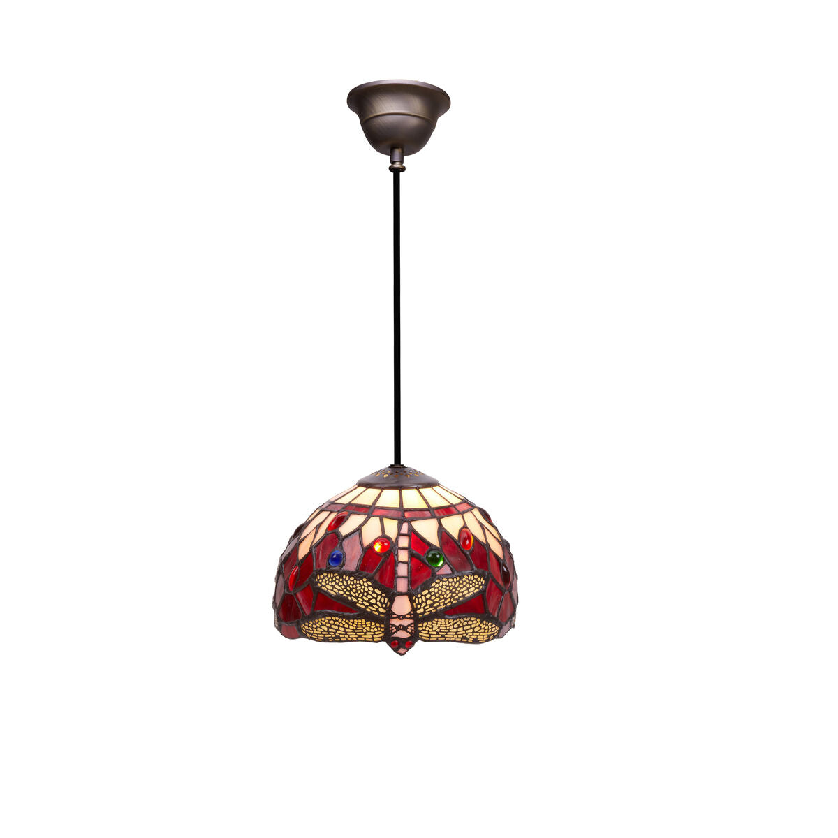 Viro Ceiling Lamp Red Iron 60 W 20 x 30 x 20 cm