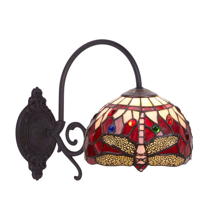 Viro Belle Rouge Garnet Wall Sconce Brass 60 W 20 x 26 x 33 cm