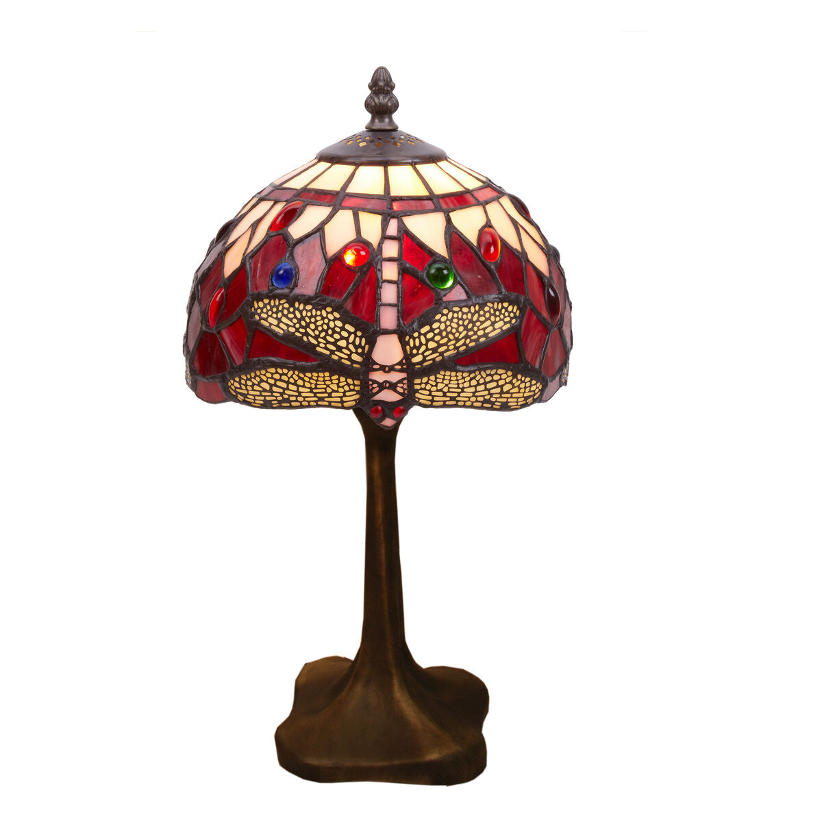 Viro Belle Table Lamp Red Zinc 60 W 20 x 37 x 20 cm