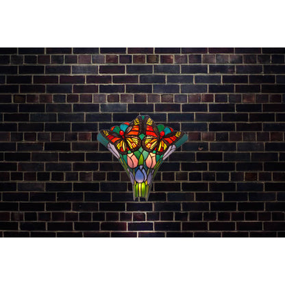 Viro Butterfly Wall Light Multicolour Iron 60 W 37 x 30 x 16 cm