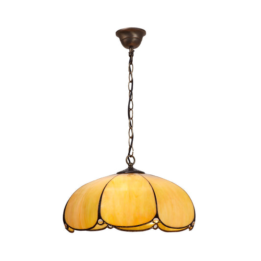 Viro Virginia Ceiling Lamp Beige Iron 60 W 30 x 125 x 30 cm