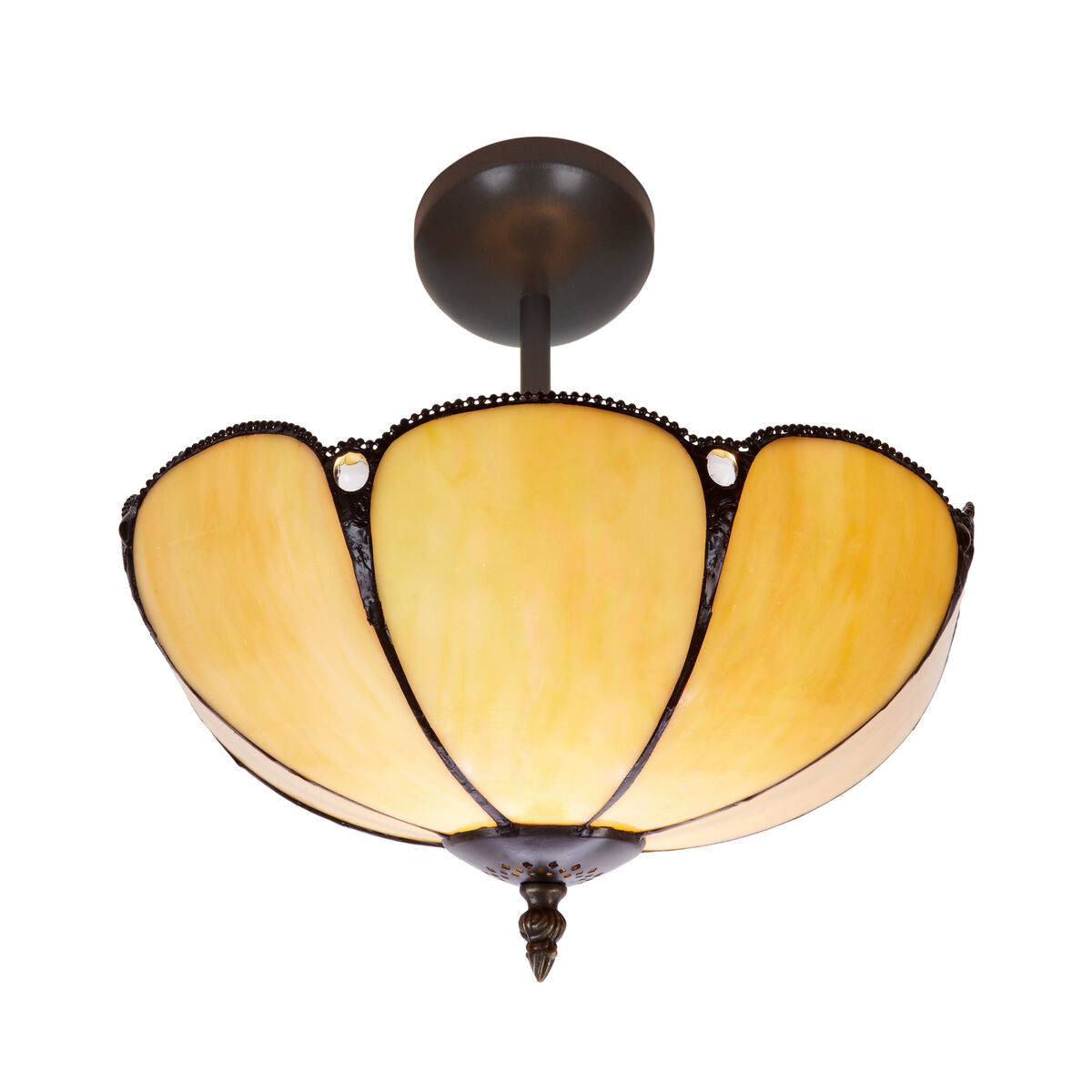 Viro Virginia Ceiling Lamp Beige Iron 60 W 30 x 45 x 30 cm