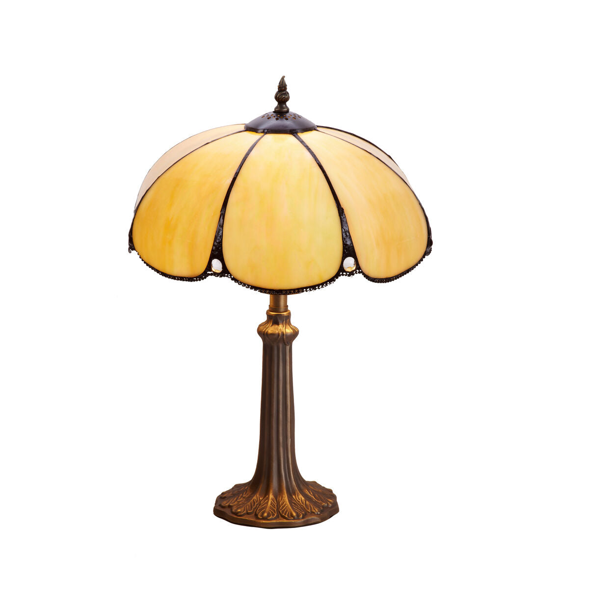 Viro Virginia Ivory Zinc Table Lamp 60 W 30 x 50 x 30 cm