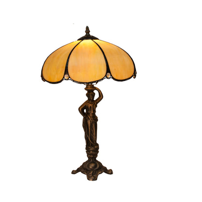 Viro Virginia Beige Zinc Table Lamp 60 W 30 x 50 x 30 cm