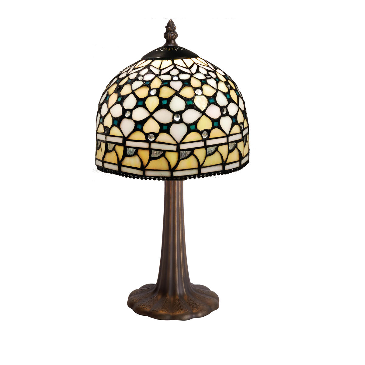 Viro Queen Table Lamp White Zinc 60 W 20 x 37 x 20 cm