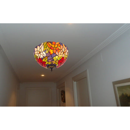 Viro Güell Ceiling Lamp Red Iron 60 W 40 x 25 x 40 cm