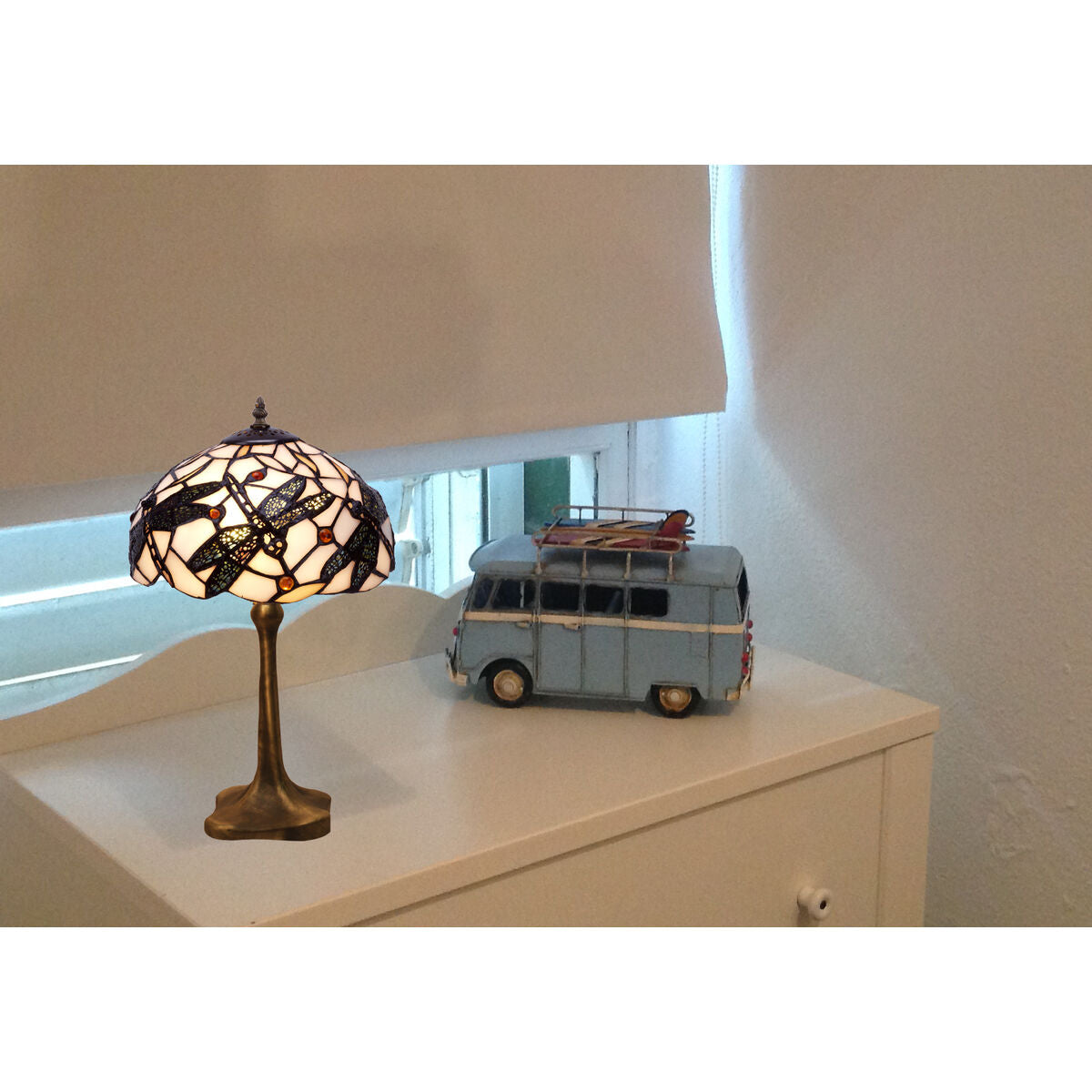 Viro Pedrera White Zinc Table Lamp 60 W 20 x 37 x 20 cm