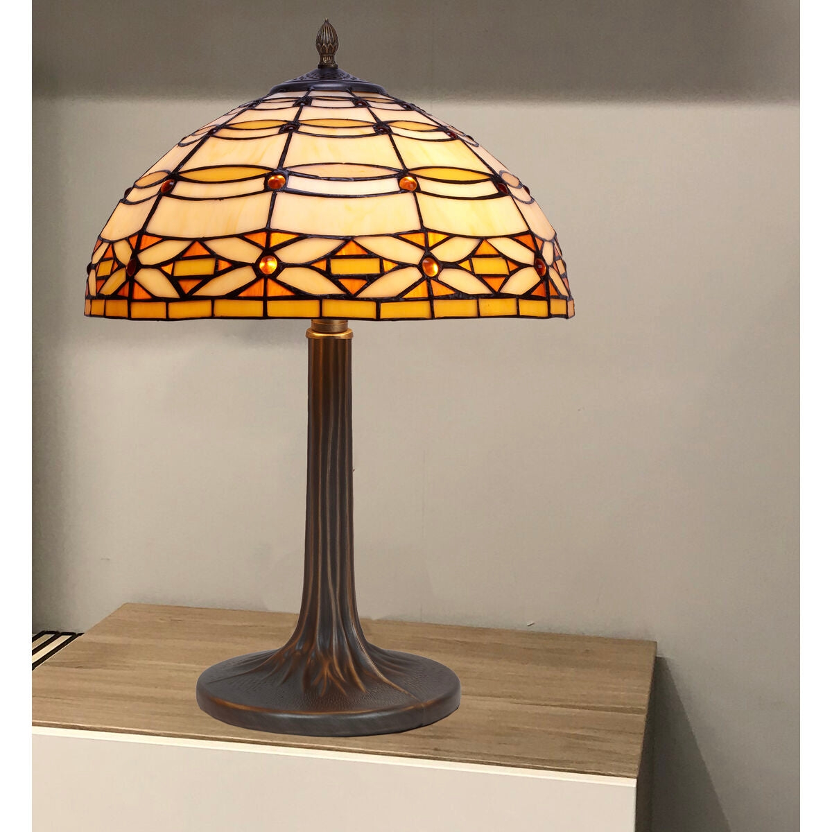 Viro Ivory Table Lamp Ivory Zinc 60 W 40 x 62 x 40 cm