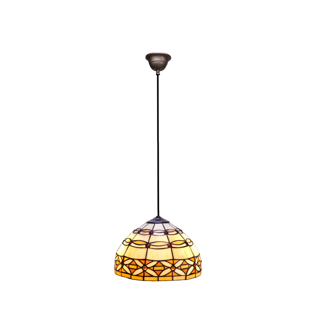 Viro Ivory Ceiling Lamp Ivory Iron 60 W 30 x 125 x 30 cm