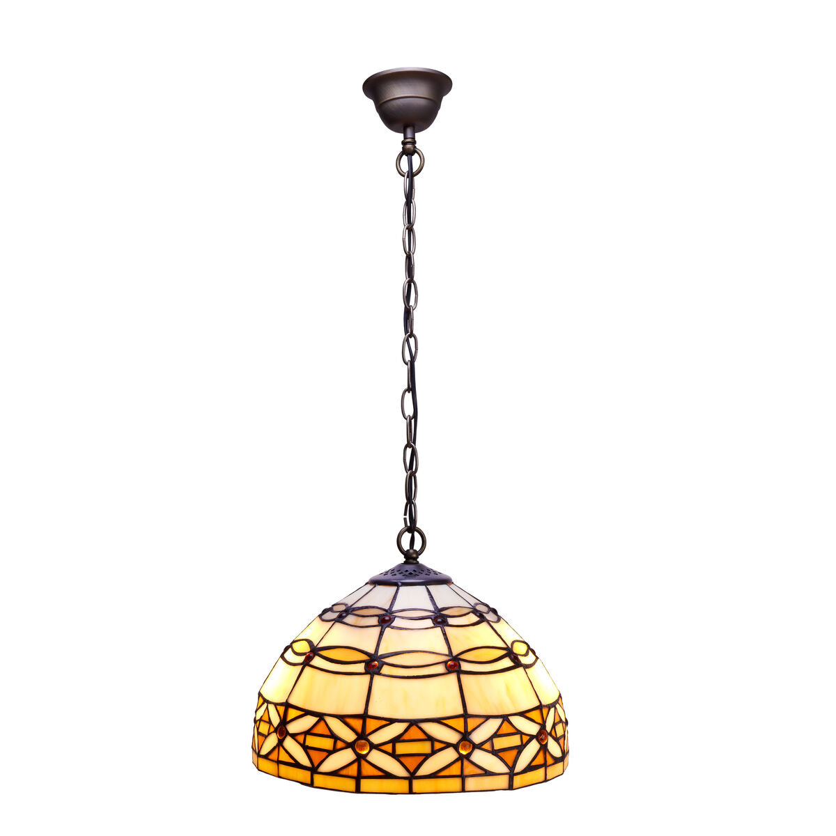 Viro Ivory Ceiling Lamp Ivory Iron 60 W 30 x 125 x 30 cm