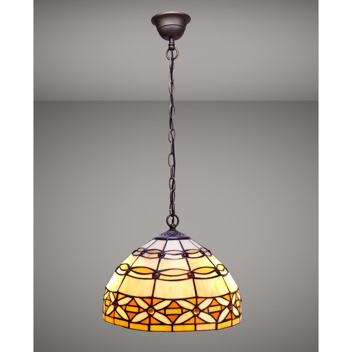 Viro Ivory Ceiling Lamp Ivory Iron 60 W 30 x 125 x 30 cm