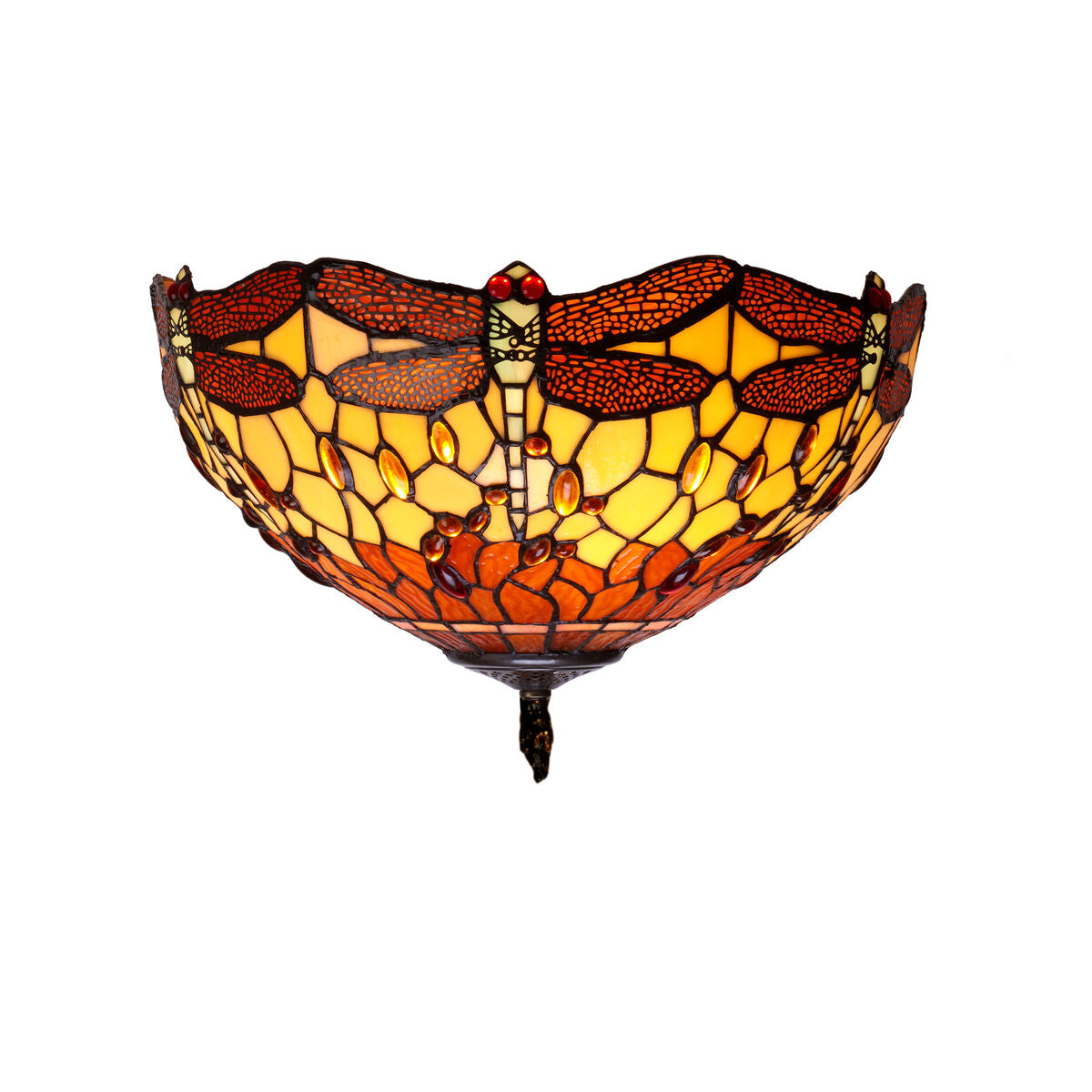 Viro Belle Amber Ceiling Lamp Amber Iron 60 W 40 x 25 x 40 cm