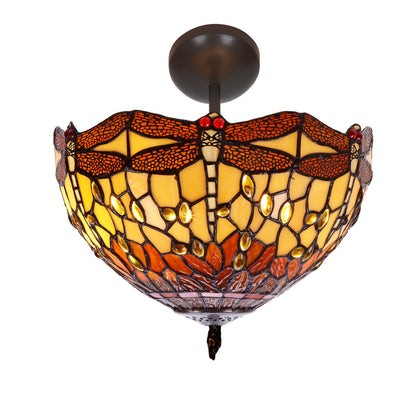 Viro Belle Amber Ceiling Lamp Amber Iron 60 W 30 x 40 x 30 cm