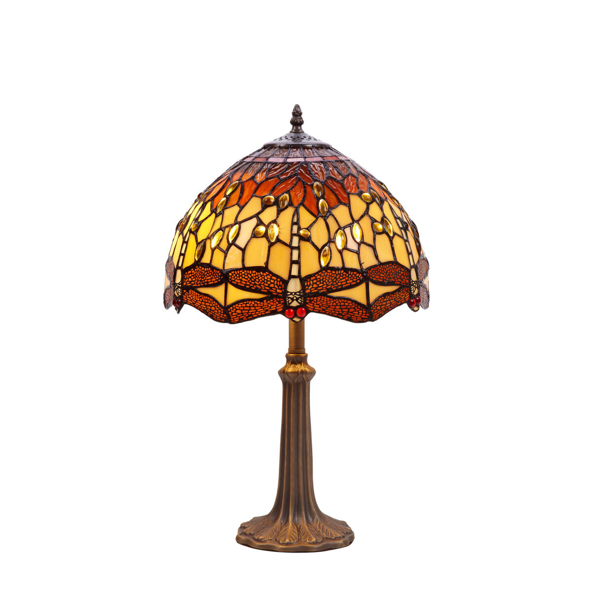 Viro Belle Amber Table Lamp Amber Zinc 60 W 30 x 50 x 30 cm