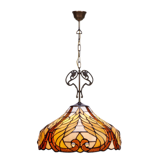 Viro Ceiling Lamp Brown Zinc 60 W 45 x 30 x 45 cm