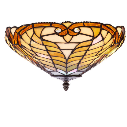 Viro Dalí Amber Iron Ceiling Lamp 60 W 40 x 30 x 40 cm