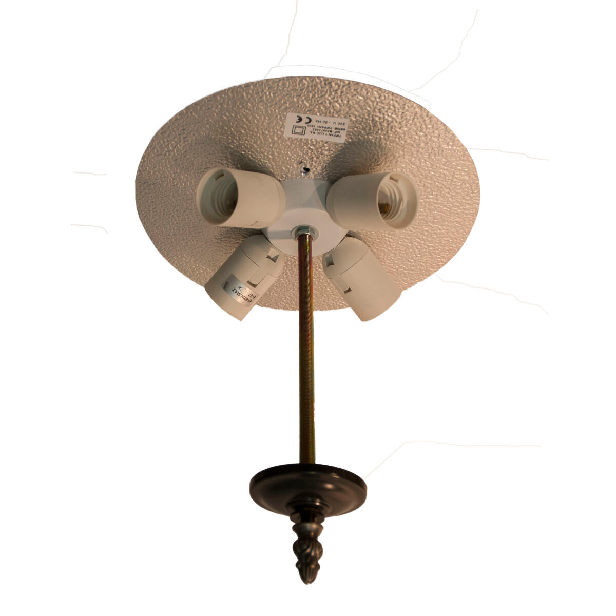 Viro Dalí Amber Iron Ceiling Lamp 60 W 40 x 30 x 40 cm