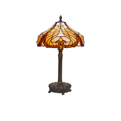 Viro Dalí Table Lamp Amber Zinc 40 x 60 x 40 cm