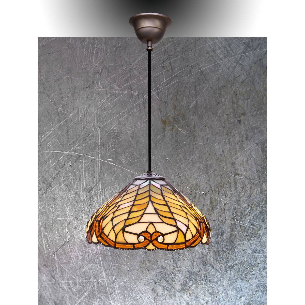 Viro Brown Iron Ceiling Lamp 60 W 30 x 30 x 30 cm