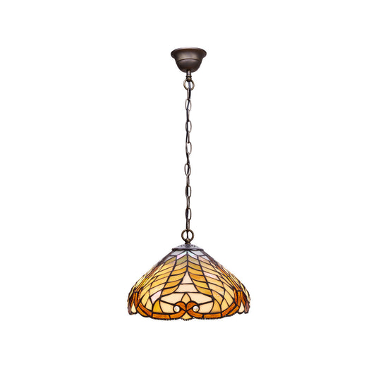 Viro Dalí Amber Iron Ceiling Lamp 60 W 30 x 125 x 30 cm