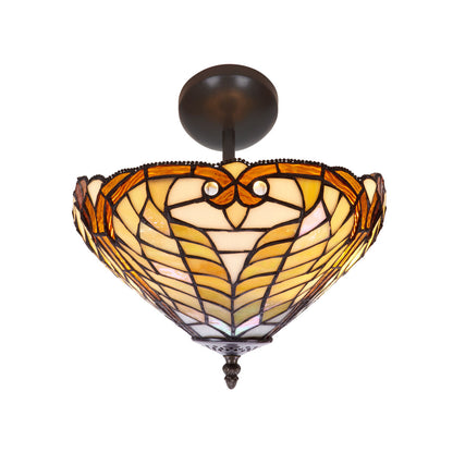 Viro Dalí Amber Iron Ceiling Lamp 60 W 30 x 45 x 30 cm