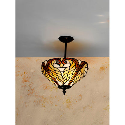 Viro Dalí Amber Iron Ceiling Lamp 60 W 30 x 45 x 30 cm