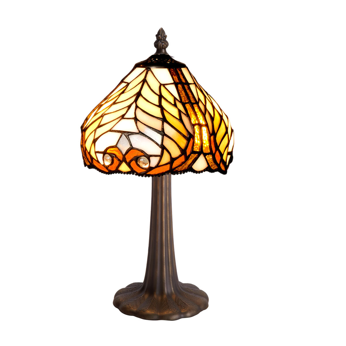 Viro Dalí Table Lamp Amber Zinc 60 W 20 x 37 x 20 cm