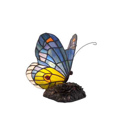 Viro Table Lamp Lighting Blue 60 W 17 x 23 x 17 cm Butterfly