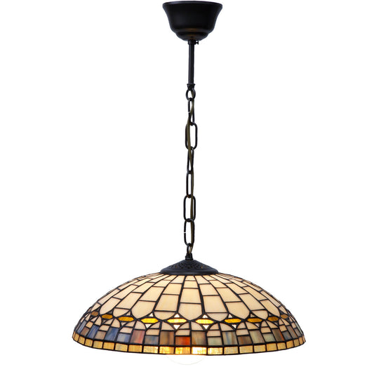 Viro Quartz Amber Iron Ceiling Lamp 60 W 40 x 125 x 40 cm