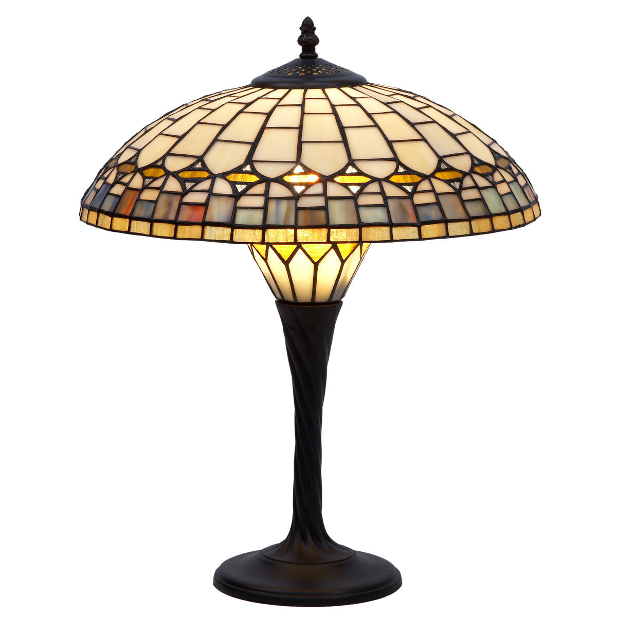 Viro Quarz Amber Zinc table lamp 60 W 40 x 56 x 40 cm